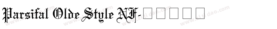 Parsifal Olde Style NF字体转换